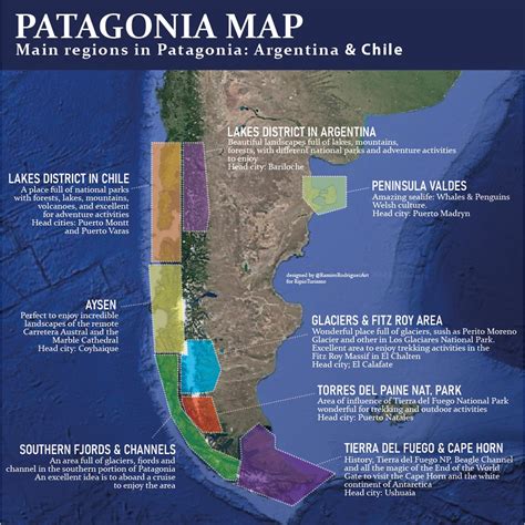 The Patagonia Map The Regions In Patagonia And What To See 2022