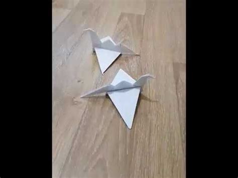 KAĞITTAN TURNA KUŞU YAPIMI Origami YouTube