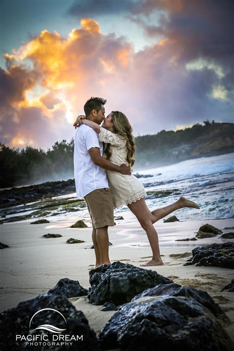 Beach Photo Session Gorgeous Couple Photography Ideas Hawaii Tramonti Foto Immagini Damore