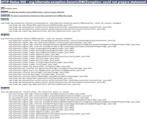Java Hibernate Tomcat Sql Server Connection Closed Issue