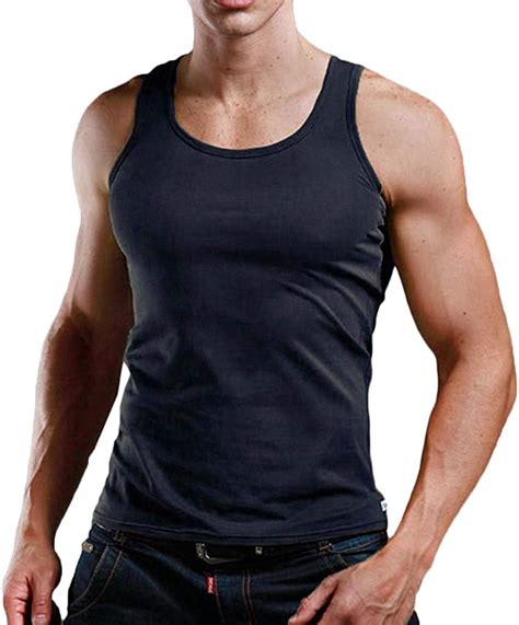 Hombre Slim Fit Camiseta De Tirantes Bodybuilding Camiseta Sin Mangas