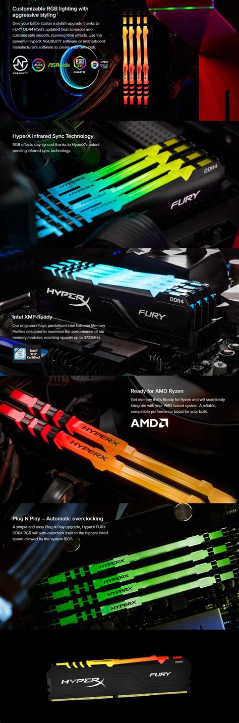 The hyperx fury ddr4 has proven to be quite popular with the x99 crowd. Buy Kingston HyperX Fury RGB 16GB (2x8GB) 3600MHz CL17 ...