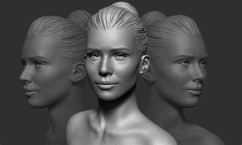 Sculpting A Realistic Female Face In Zbrush 3dload 😍😍