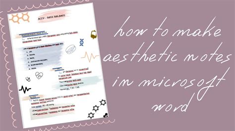 How To Make Aesthetic Notes In Microsoft Word Indonesia