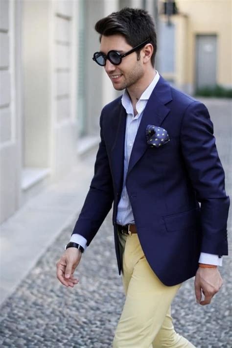 what to wear with a blue blazer 35 men s blue blazer outfit ideas