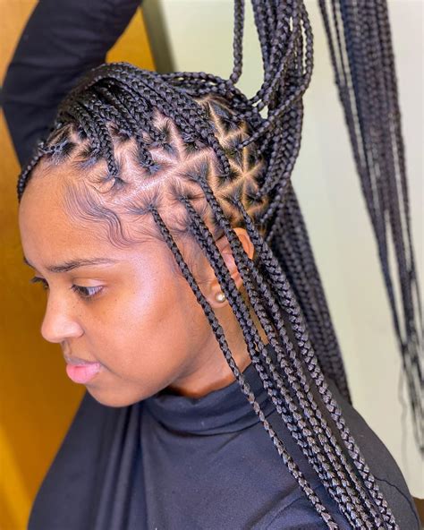 View 23 Small Triangle Knotless Long Box Braids Learnmineart