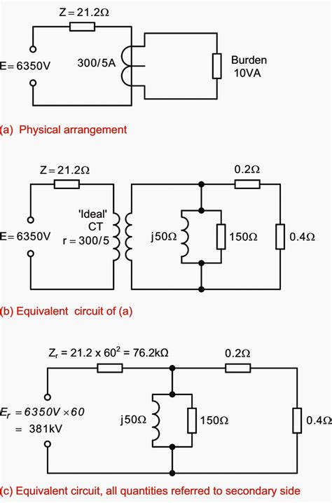 Equivalent Circuit Diagram Of Transformer Referred To Secondary Circuit Diagram