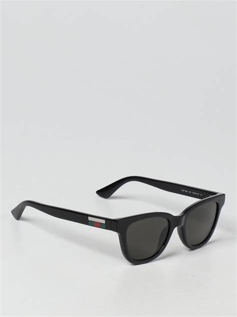 Gucci Sunglasses In Acetate In Black Modesens