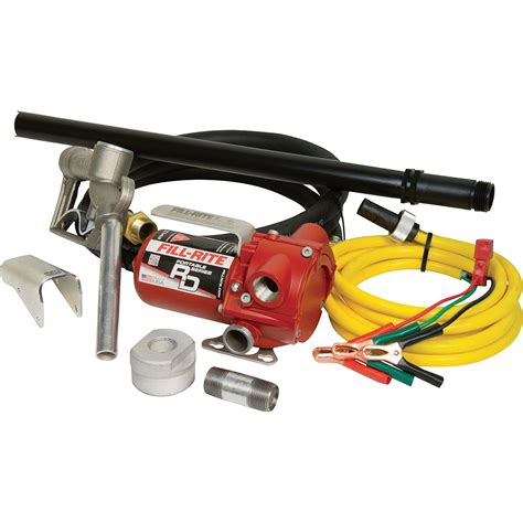 Fill Rite Rd812np 8 Gpm 12v Portable Fuel Transfer Pump With Manual