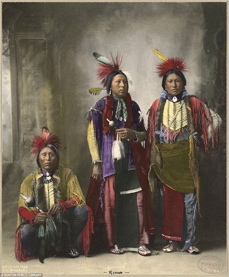 Posing For The Camera Stunning Colored Images Show The Lives Of Native