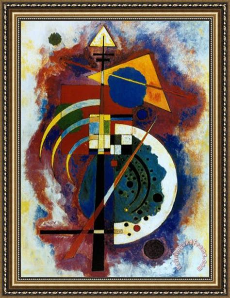 Wassily Kandinsky Hommage A Grohmann Framed Painting For Sale