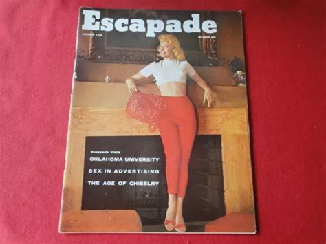 vintage erotic sexy pinup men s magazine escapade december 1958 p91 6 00 picclick