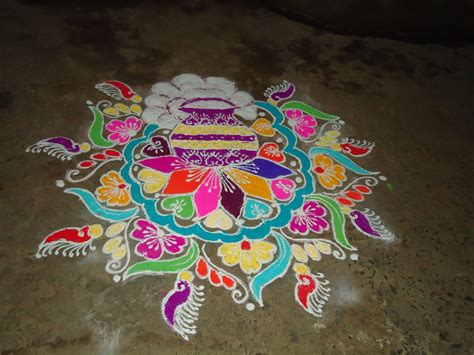 Rangoli coloring sheets will inspire creativity in your child as he experiments with different colors to fill the images. kolam pongal | Rangoli designs, Kolam designs, Kolam rangoli