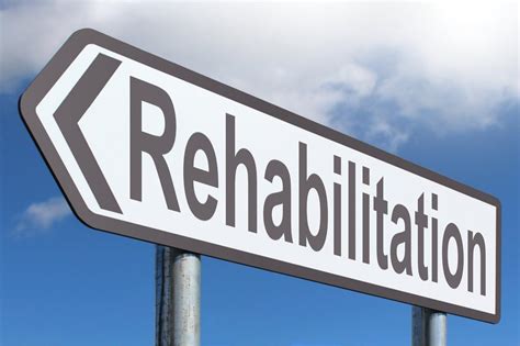 Rehabilitation Highway Sign Image