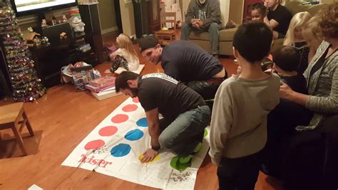 Guys Playing Twister On Christmas Youtube