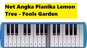 Not Angka Pianika Lemon Tree - Fools Garden - CalonPintar.Com