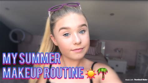 My Summer Makeup Routine Jessie Youtube