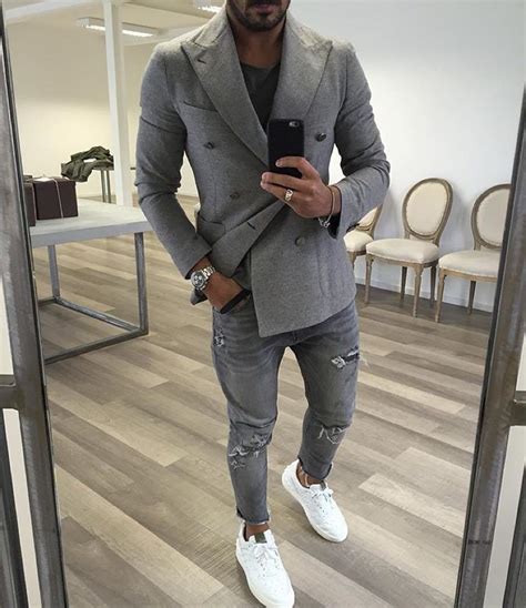 Mens Fashion Tips Mens Outfits White Jeans Men Blazers For Men