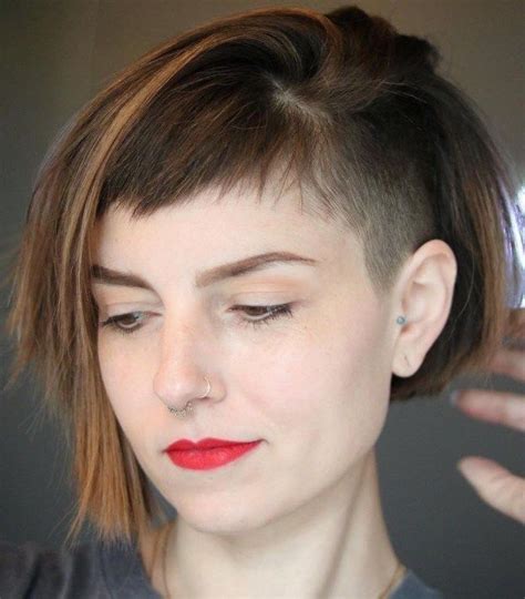 The 50 Coolest Shaved Hairstyles For Women Hair Adviser Shaved Side Haircut Shaved Hair