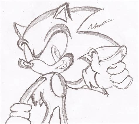 Dibujos De Sonic A Lapiz Faciles Imagui