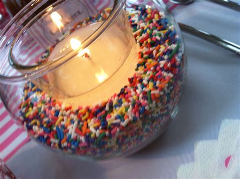 Cute Candle And Sprinkle Idea With Images Cute