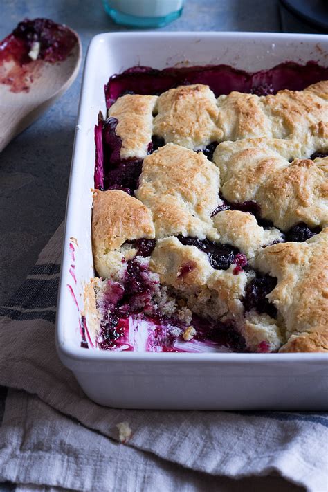 Old fashioned cobbler made with a sweet biscuit crust is super easy to make. Old Fashioned Blackberry Cobbler - Sugary & Buttery