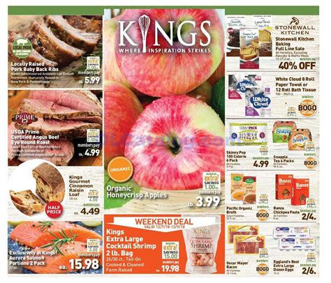 Do you know what's fresh in the kings supermarket for this season? Pin on OLCatalog.com Weekly Ads
