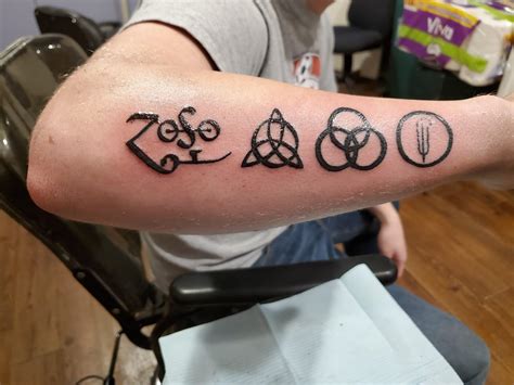 Picked Up Some New Ink In Honor Of Led Zeppelin Second Part Of A Work In Progress Classic Rock