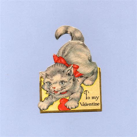 vintage valentine museum you re purr fect for me vintage valentine cats