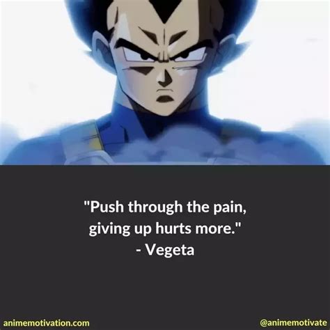 Vegeta, the prince of all saiyans is full of thought provoking lines throughout the dbz series. What's your favorite inspirational Dragon Ball Z quote? - Quora