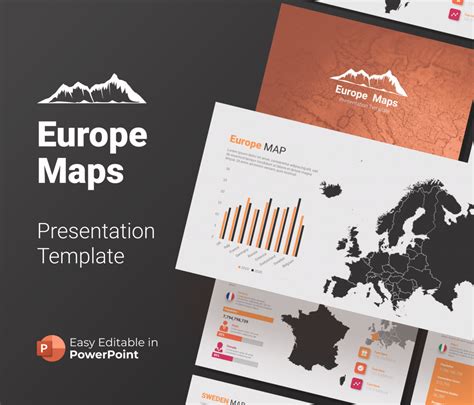 Premast Europe Maps Presentation Template For Powerpoint