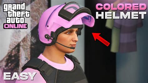 How To Get The Colored Bulletproof Helmet In Gta 5 Online Solo