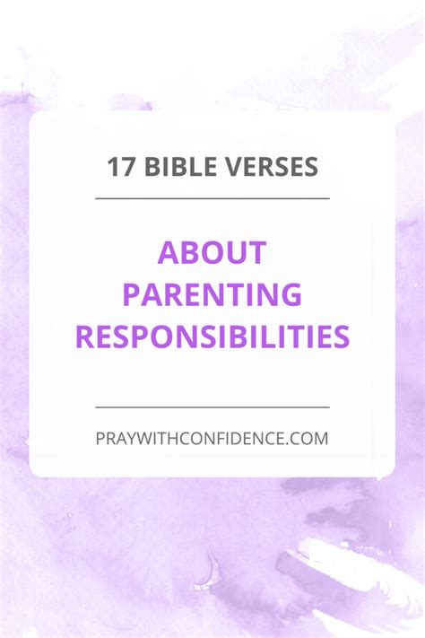 17 Must Know Bible Verses About Parenting Responsibilities Pray With