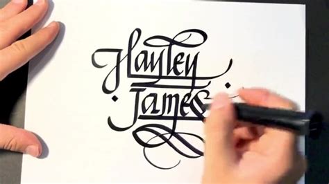 Write Your Logo Or Name With Hand Drawn Calligraphy By Erman11 Fiverr