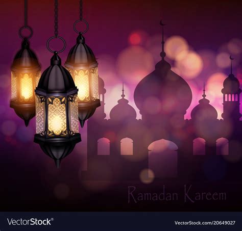 Ramadan Kareem Greeting Background Royalty Free Vector Image