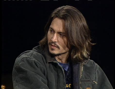 Interviews from 1993 #johnnydepp #piratesofthecaribbean #justiceforjohnnydepp #edwardsicssorhands johnny depp handsome edit hot. hairstyles for men: Johnny Depp Hair - Johnny Depp Movies
