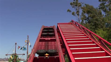Mickeys Toontown Roller Coaster Youtube
