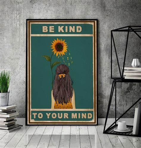 Mental Girl Be Kind To Your Mind Poster Camaelshirt American Trending