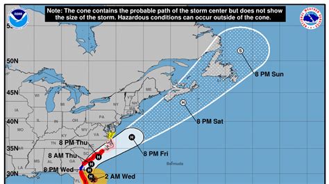 Hurricane Dorian Storm Remains Off The Coast Of Cape Canaveral