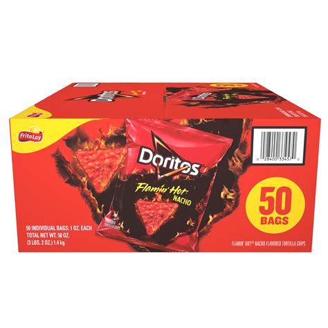 Doritos Flamin Hot Nacho Flavored Tortilla Chips Smartlabel™