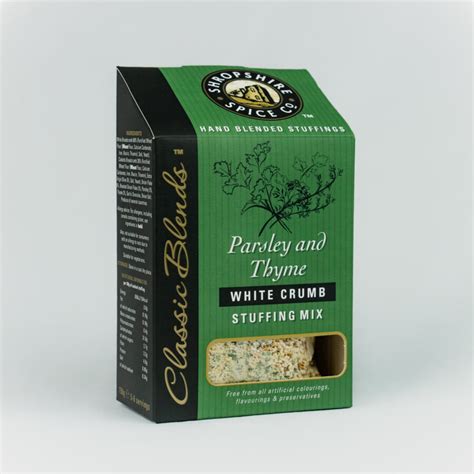 Parsley And Thyme White Crumb Stuffing Mix Shropshire Spice