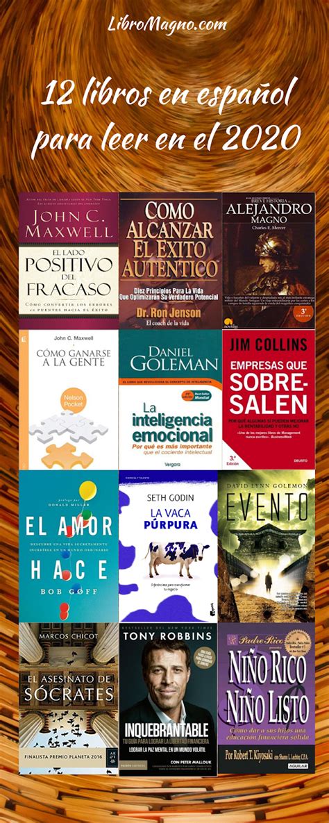 Consejo 12 Libros En Español Para Leer En El 2020