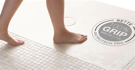 Als eckdusche oder große dusche, erhältlich. Bette Antirutsch Pro