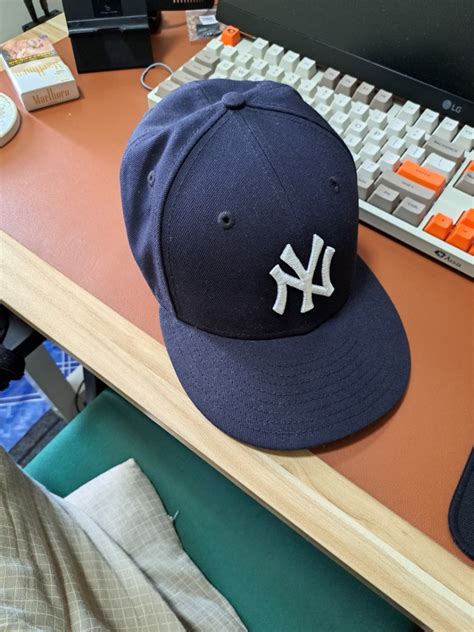 New Era New York Yankees Mlb Ac Perf Navy Blue 59fifty Cap Essential