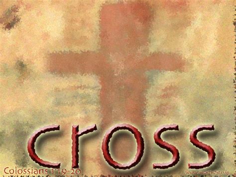 The Cross — Powerpoint Background Of Colossians 119 20 — Heartlight®