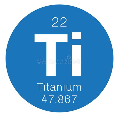 Titanium Transition Metals Chemical Element Of Mendeleev Periodic