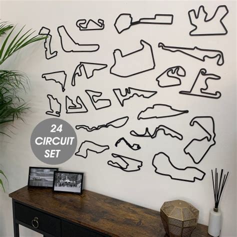 Formula 1 Circuits Collection Supersize Complete 24 Piece Etsy