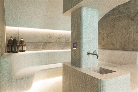 Foto in basement spa bathroom. This Epic Toronto Mansion Has a Full-Size Hammam Spa In ...
