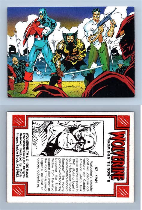 1941 57 Wolverine From Then Til Now Ii 1992 Comic Images Trading Card