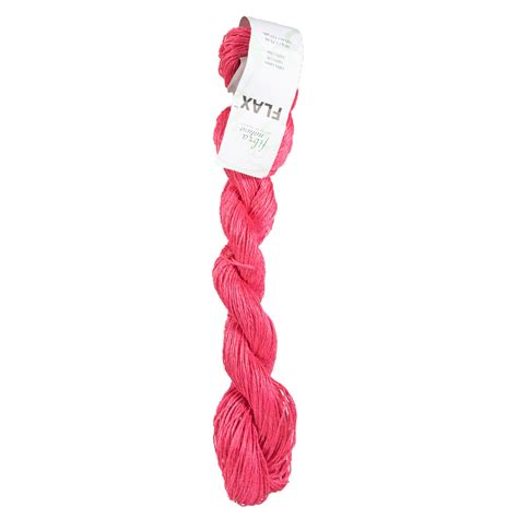 fibra natura flax yarn 006 raspberry at jimmy beans wool